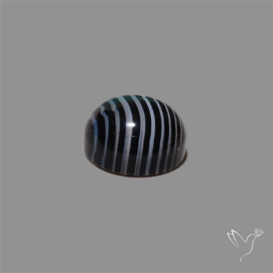Tuxedo Agate Banded Agate Cabochon