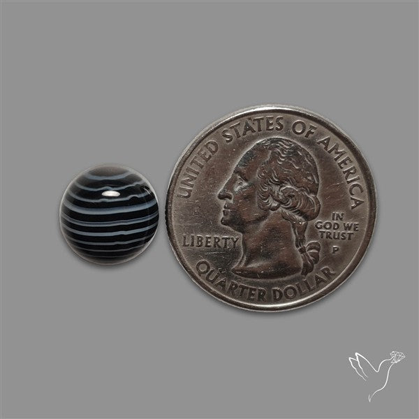 Tuxedo Agate Banded Agate Cabochon