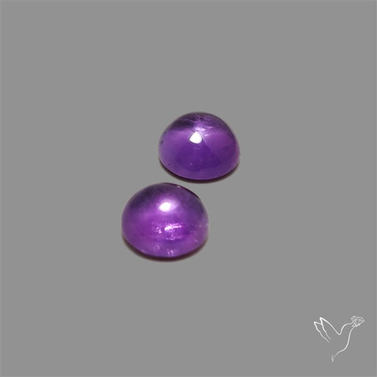 Gemmy Amethyst Pair