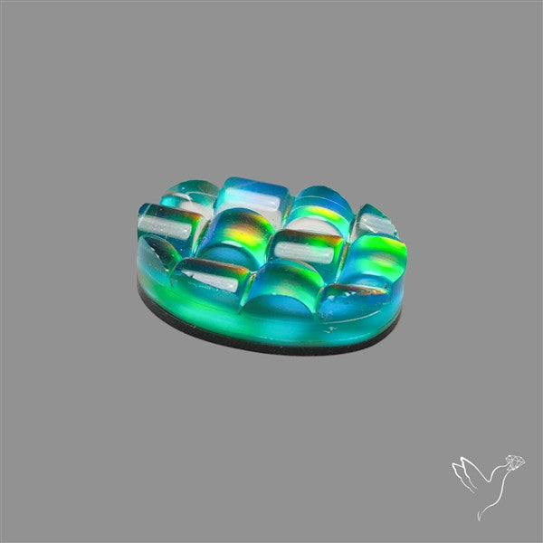 Aurora Opal Checker Carving Doublet