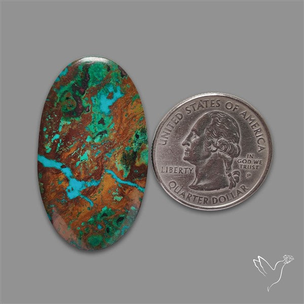 Chrysocolla Malachite Cuprite Cabochon