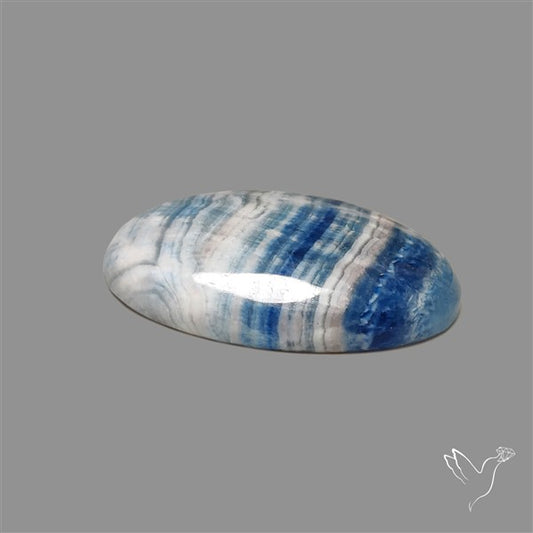 Blue Scheelite Cabochon aka Lapis Lace Agate