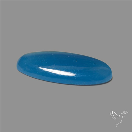 Caribbean Onyx Blue Calcite Cabochon