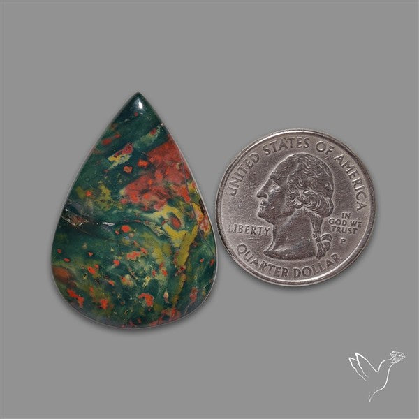 Bloodstone Cabochon
