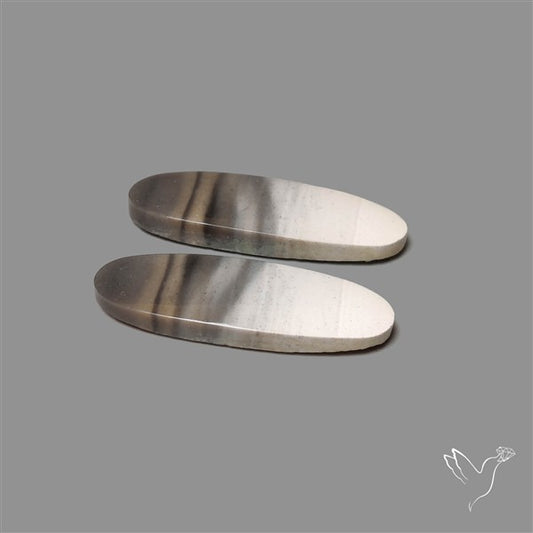 Bi-color Flint Stone Pair