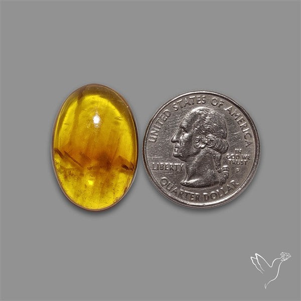 Yellow Fluorite Cabochon