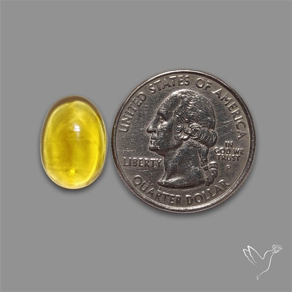 Yellow Fluorite Cabochon