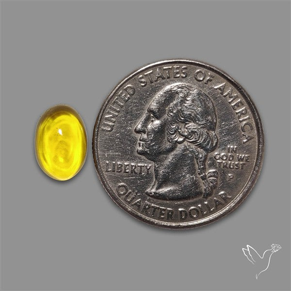 Yellow Fluorite Cabochon