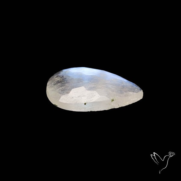 Honeycomb Cut Belomorite Blue Moonstone