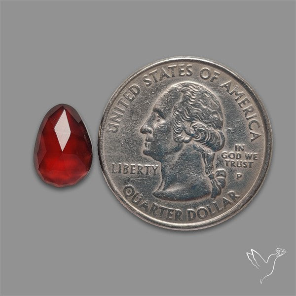 Rose Cut Mozambique Garnet