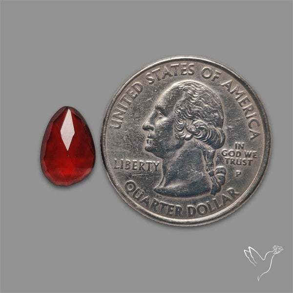 Rose Cut Mozambique Garnet