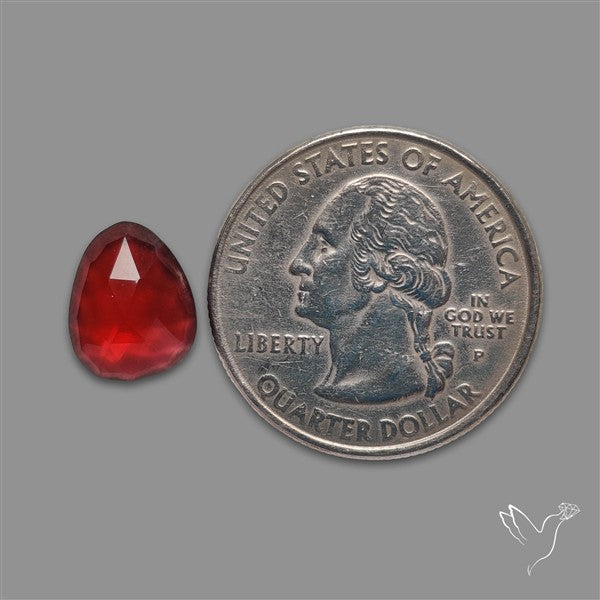 Rose Cut Rhodolite Garnet