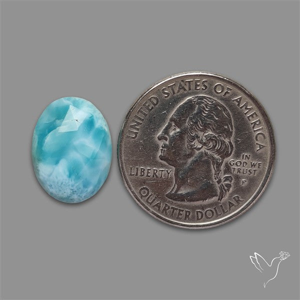 Rose Cut Larimar