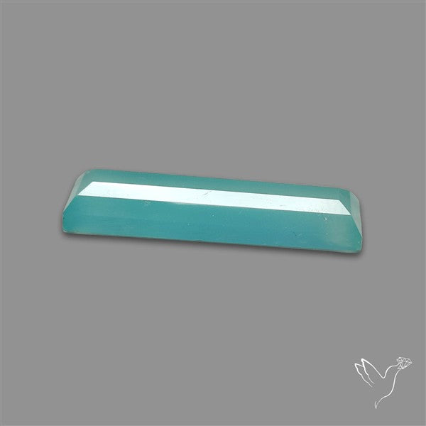 Long Step Cut Aqua Chalcedony