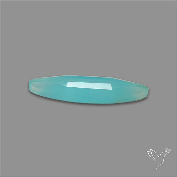 Long Step Cut Aqua Chalcedony