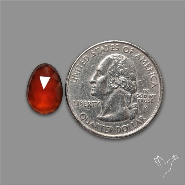 Rose Cut Hessonite Garnet