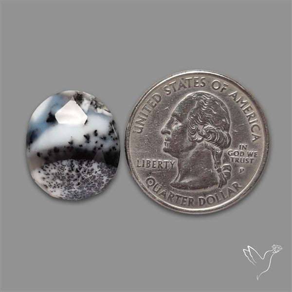 Rose Cut Dendritic Opal