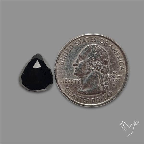 Rose Cut Black Spinel