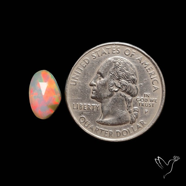 Rose Cut Ethiopian Opal