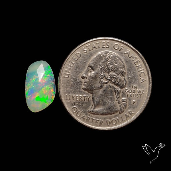 Rose Cut Ethiopian Opal