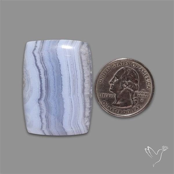 Blue Lace Agate Cabochon