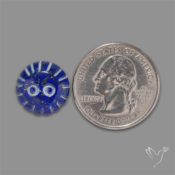 Lapis Lazuli Soot Sprite Carving