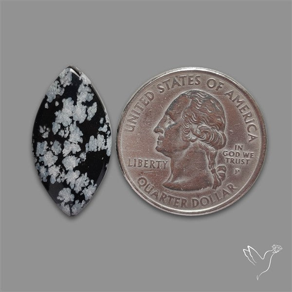 Snowflake Obsidian Cabochon