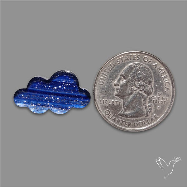 Blue Goldstone Cloud Carving