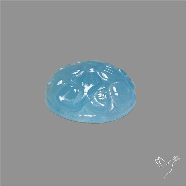 Aquamarine Mughal Carving