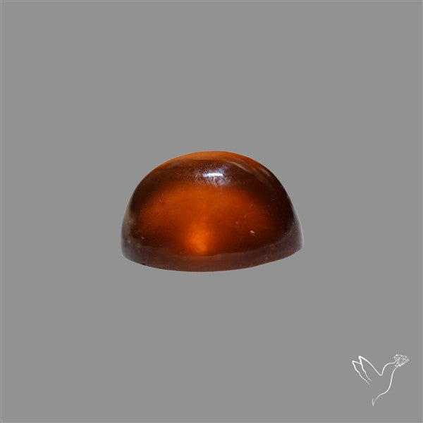 Hessonite Garnet Cabochon Gemmy Deep Red