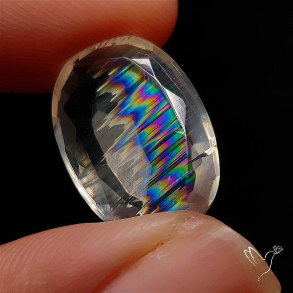 Rare Malawi Moonstone Faceted Portrait Cut