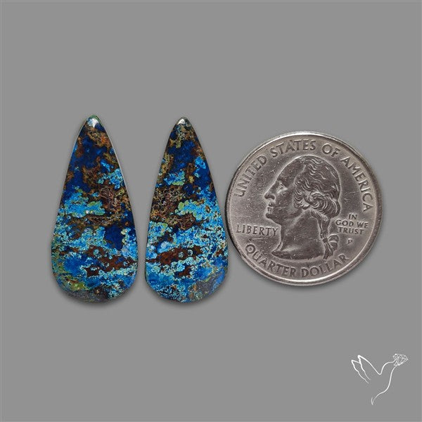 Azurite Pair