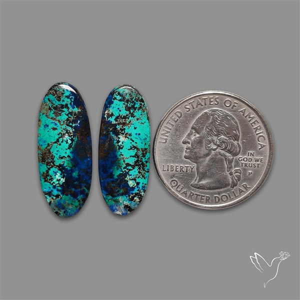 Azurite And Chrysocolla Pair