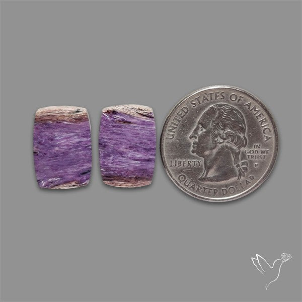 Charoite Pair