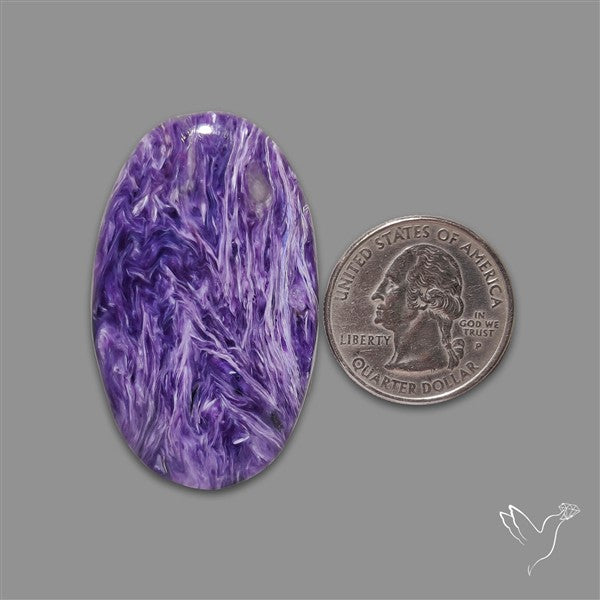 Charoite Cabochon Top Grade Material Deep Purple