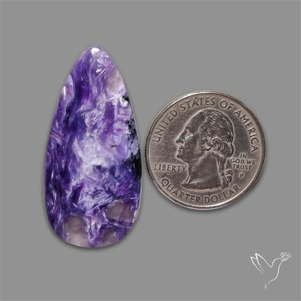 Charoite Cabochon Top Grade Material Deep Purple