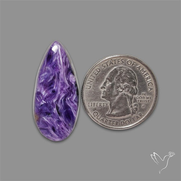 Charoite Cabochon Top Grade Material Deep Purple