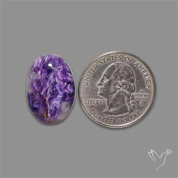 Charoite Cabochon Top Grade Material Deep Purple