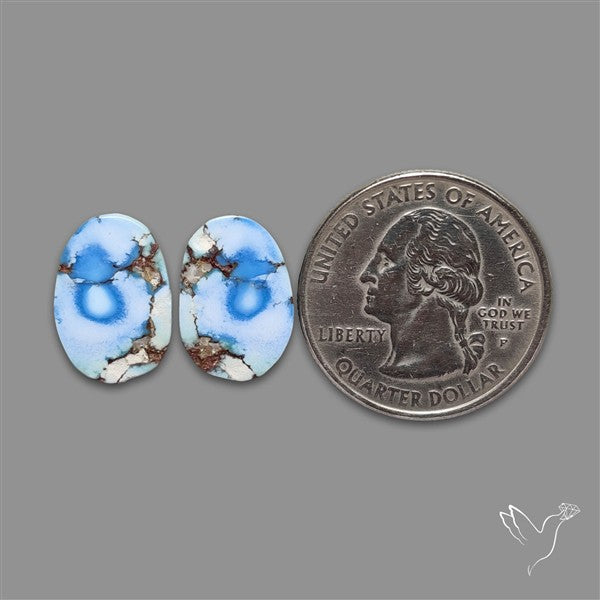 Rare Golden Hill Turquoise Pair