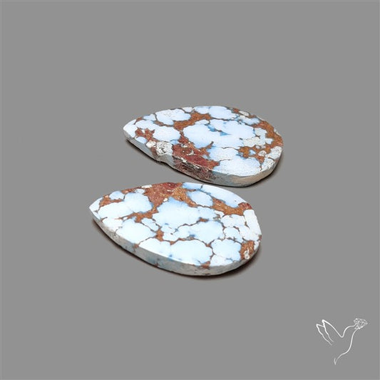 Rare Large Golden Hill Turquoise Pair