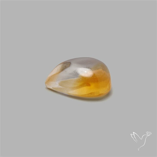 Bicolor Citrine Cabochon High Domed