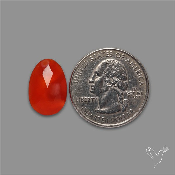 Rose Cut Carnelian Agate