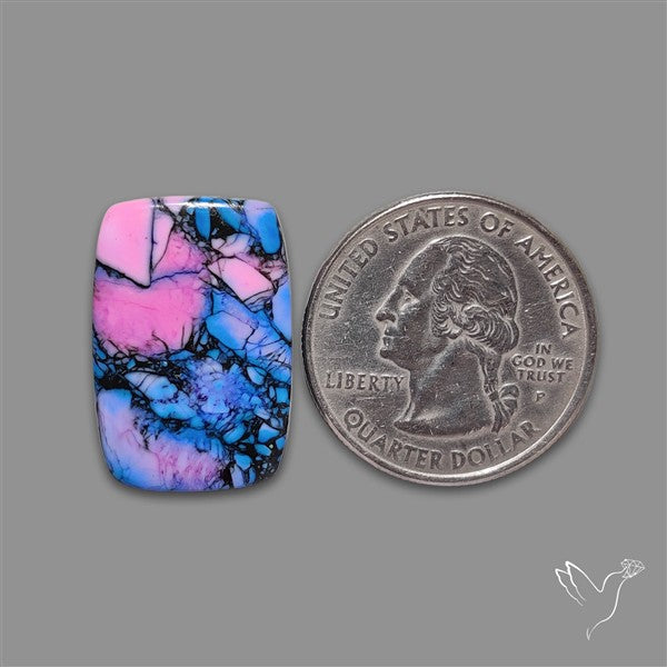 Mohave Turquoise Mosaic Cabochon