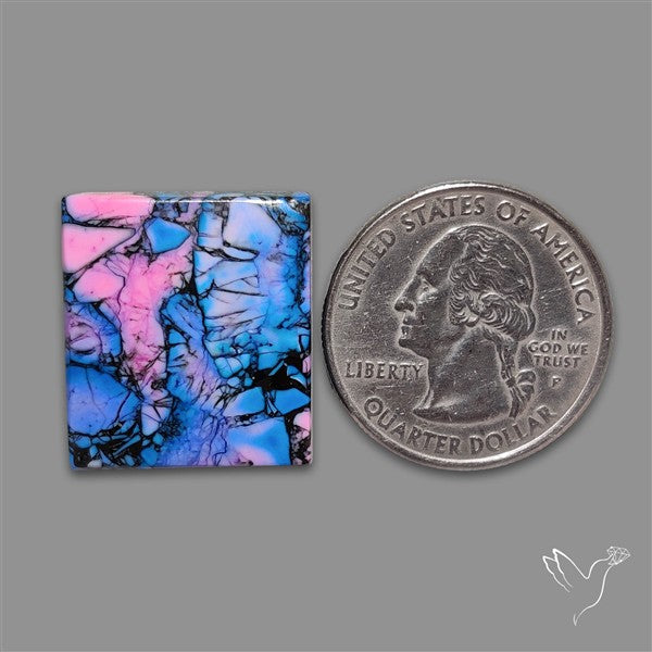 Mohave Turquoise Mosaic Cabochon