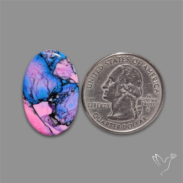 Mohave Turquoise Mosaic Cabochon