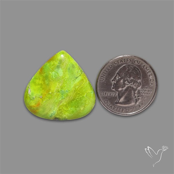 Rare Gaspeite Cabochon