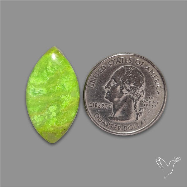 Rare Gaspeite Cabochon
