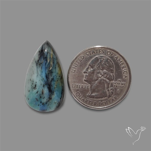 Peruvian Blue Opal Cabochon