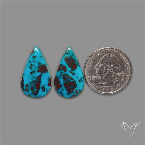 Chrysocolla Pair