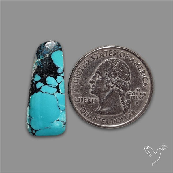 Hubei Turquoise Cabochon Thin Cut